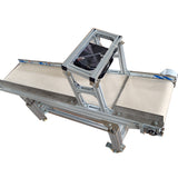 59"*11.8" Heat Resistant Canvas Conveyor w/Fan Cooled Flat Conveyor White Color