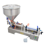 110V 50-500ml Paste Shampoo&Liquid Filling Machine with 30L Hopper