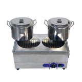 2-Pan Soup Warmer Bath Warmer Countertop Steam Table 110V 1500W