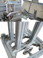59"*11.8" Heat Resistant Canvas Conveyor w/Fan Cooled Flat Conveyor White Color