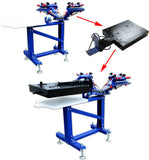 3 Color 1 Station Screen Printing Kit with Exposure Press Printer Flash Dryer