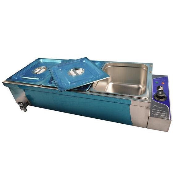 3 Pan LARGE CAPACITY Bain Marie Food Warmer COUNTER TOP WARMER