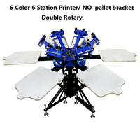 6 Color 6 Station Silk Screen Printing Kit Full Set Hand Tools