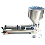 110V Pneumatic Paste and Liquid Filling Machine 30-300ml Volume For Shampoo Oil