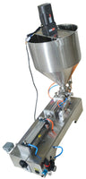 50-500ml Paste Filling Machine with Vertical Mixing Hopper 110V