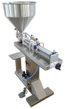 110V 10-100ml Paste Liquid Filling Machine--8 Gallon Hopper with Stand