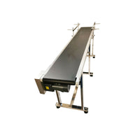 US Stock Flat Conveyor 82.6in More Longer Transporting Conveyor Machine 0.27HP