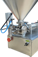 110V Pneumatic Paste and Liquid Filling Machine 30-300ml Volume For Shampoo Oil