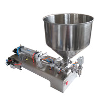 110V Pneumatic Paste and Liquid Filling Machine 30-300ml Volume For Shampoo Oil