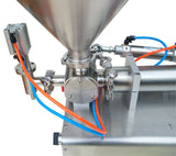 50-500ml Paste Filling Machine with Vertical Mixing Hopper 110V