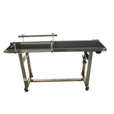 110V 90W Electric PVC Belt Conveyor Machine 59" Length 11.8" Width 0-59 ft/min