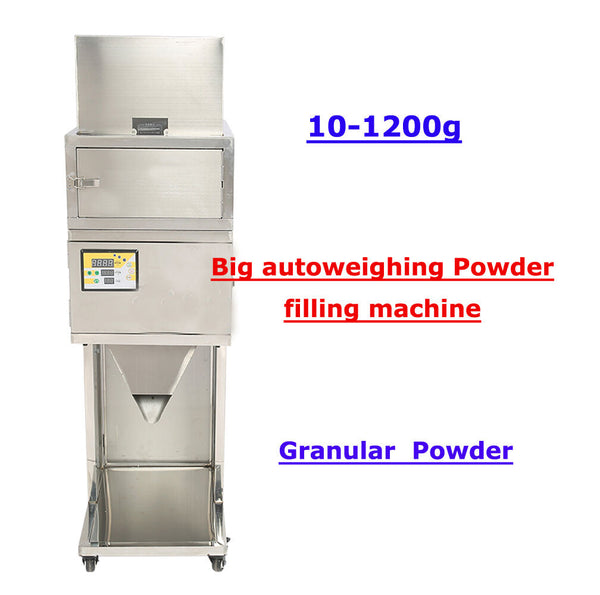 Best quality 110V 10-1200g Powder filling machine vibratory filler tea weigh