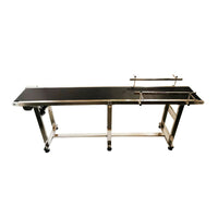 US Stock Flat Conveyor 82.6in More Longer Transporting Conveyor Machine 0.27HP