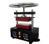 Electric Rosin Press Machine Professional Hand Crank Heated Plates Press Heat Transfer 110V 2000+ PSI 2.4" x 4.7"