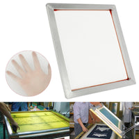 Aluminum Screen Printing Frame 16*20" with 180 Mesh Fabric DIY Press Tool