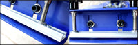 4 Color 2 Station Screen Printing Machine Single Rotating Screen Printing Press with Free Squeegees