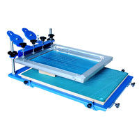 3D Screen Printing Machine Micro-Registration Silk Screen Printing Press for PCB Metal Plate Glass Single Color Screen Printer 23.5x17.5 Inch