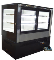 220V 35inch Glass Refrigerated Cake Pie Showcase Bakery Display Case Cabinet Countertop Right Angle Back Door