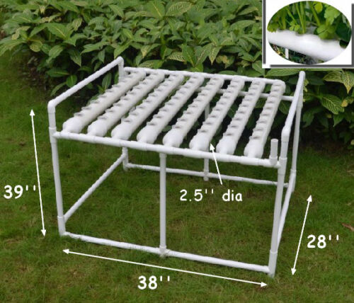 72 Sites Hydroponic Site Grow Kit Ebb and Flow Deep Water Culture Garden System